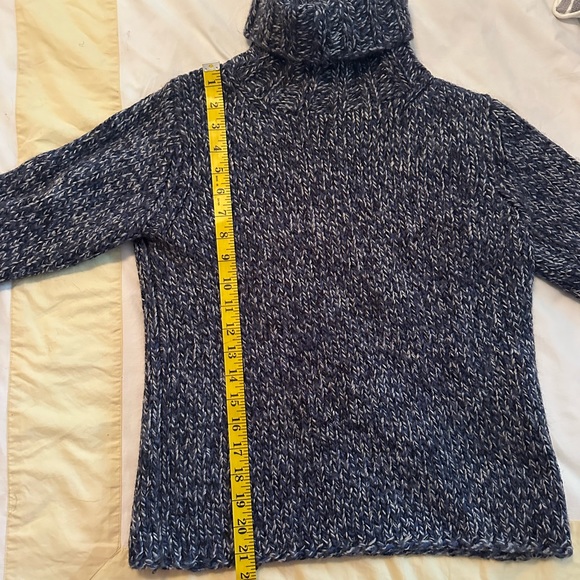Gap Blue Chunky Turtleneck, M - Picture 6 of 6